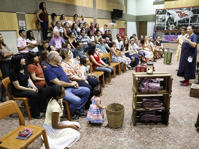 Apresentação da peça de teatro ponto segredo no centro de formação dos Bancários do ABC. Rua Cavier de Toledo, 268 - Centro de Santo André/SP. Brasil_24_03_2018. Fotos Dino Santos.
