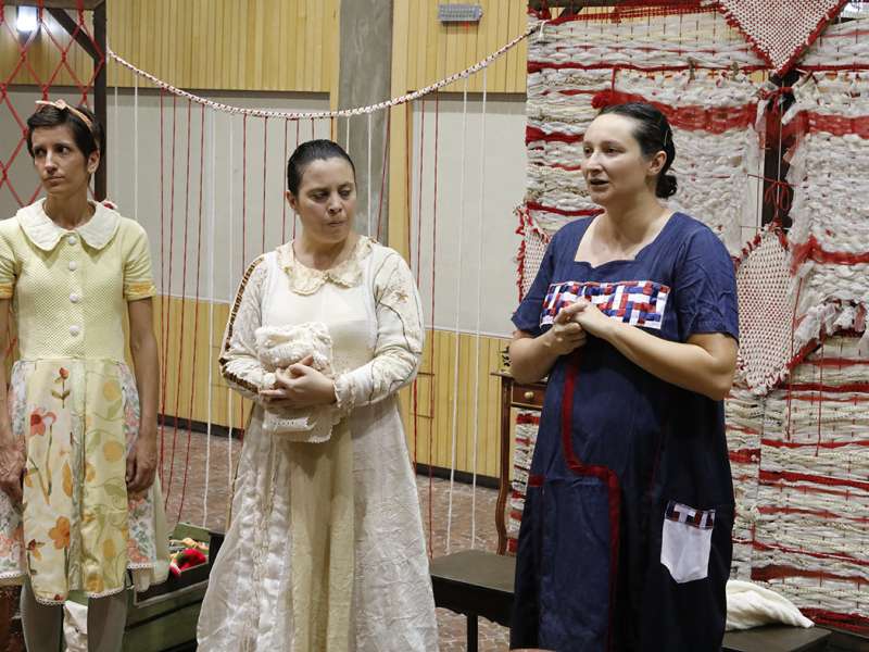 Apresentação da peça de teatro ponto segredo no centro de formação dos Bancários do ABC. Rua Cavier de Toledo, 268 - Centro de Santo André/SP. Brasil_24_03_2018. Fotos Dino Santos.