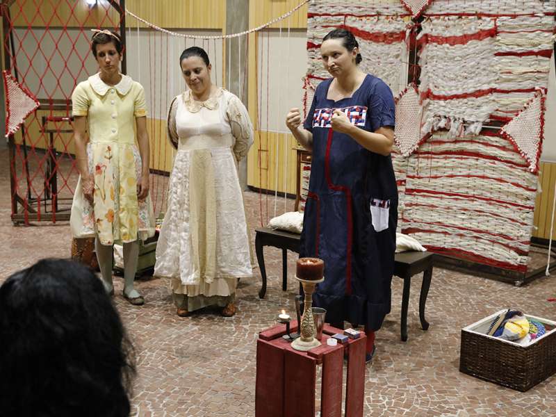 Apresentação da peça de teatro ponto segredo no centro de formação dos Bancários do ABC. Rua Cavier de Toledo, 268 - Centro de Santo André/SP. Brasil_24_03_2018. Fotos Dino Santos.