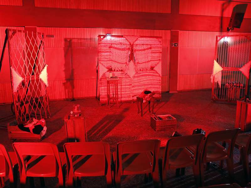 Apresentação da peça de teatro ponto segredo no centro de formação dos Bancários do ABC. Rua Cavier de Toledo, 268 - Centro de Santo André/SP. Brasil_24_03_2018. Fotos Dino Santos.