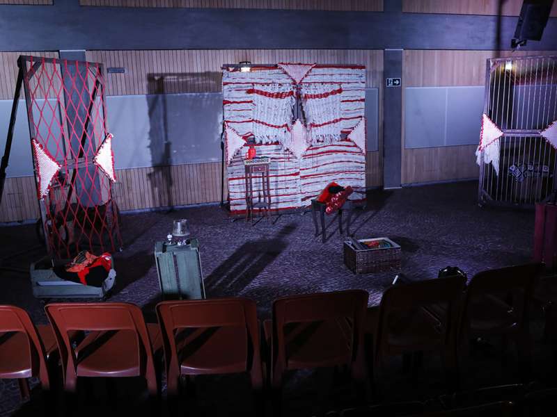 Apresentação da peça de teatro ponto segredo no centro de formação dos Bancários do ABC. Rua Cavier de Toledo, 268 - Centro de Santo André/SP. Brasil_24_03_2018. Fotos Dino Santos.