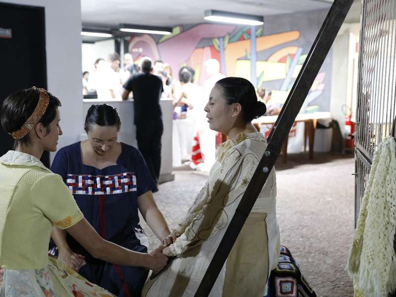 Apresentação da peça de teatro ponto segredo no centro de formação dos Bancários do ABC. Rua Cavier de Toledo, 268 - Centro de Santo André/SP. Brasil_24_03_2018. Fotos Dino Santos.