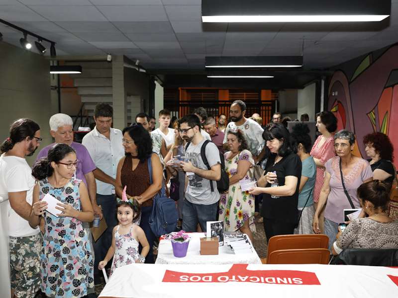 Apresentação da peça de teatro ponto segredo no centro de formação dos Bancários do ABC. Rua Cavier de Toledo, 268 - Centro de Santo André/SP. Brasil_24_03_2018. Fotos Dino Santos.