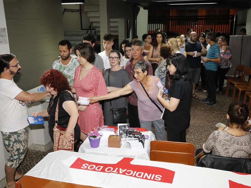 Apresentação da peça de teatro ponto segredo no centro de formação dos Bancários do ABC. Rua Cavier de Toledo, 268 - Centro de Santo André/SP. Brasil_24_03_2018. Fotos Dino Santos.