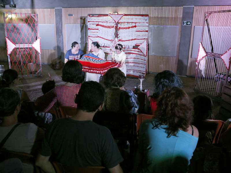 Apresentação da peça de teatro ponto segredo no centro de formação dos Bancários do ABC. Rua Cavier de Toledo, 268 - Centro de Santo André/SP. Brasil_24_03_2018. Fotos Dino Santos.