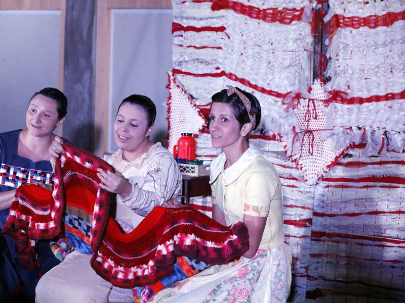 Apresentação da peça de teatro ponto segredo no centro de formação dos Bancários do ABC. Rua Cavier de Toledo, 268 - Centro de Santo André/SP. Brasil_24_03_2018. Fotos Dino Santos.