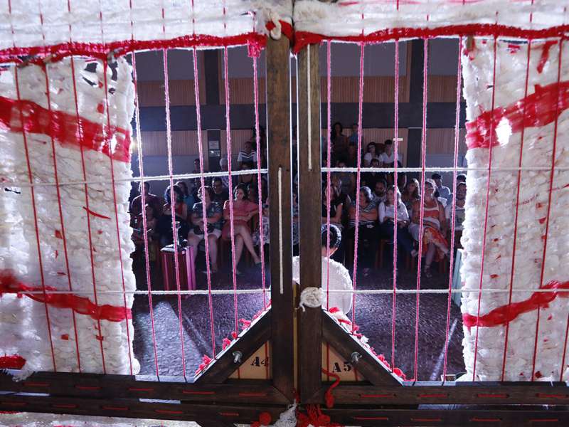 Apresentação da peça de teatro ponto segredo no centro de formação dos Bancários do ABC. Rua Cavier de Toledo, 268 - Centro de Santo André/SP. Brasil_24_03_2018. Fotos Dino Santos.