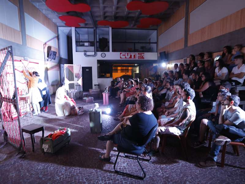 Apresentação da peça de teatro ponto segredo no centro de formação dos Bancários do ABC. Rua Cavier de Toledo, 268 - Centro de Santo André/SP. Brasil_24_03_2018. Fotos Dino Santos.