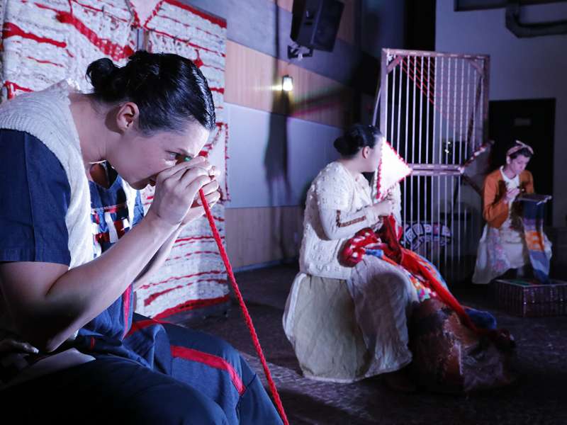 Apresentação da peça de teatro ponto segredo no centro de formação dos Bancários do ABC. Rua Cavier de Toledo, 268 - Centro de Santo André/SP. Brasil_24_03_2018. Fotos Dino Santos.