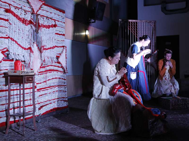 Apresentação da peça de teatro ponto segredo no centro de formação dos Bancários do ABC. Rua Cavier de Toledo, 268 - Centro de Santo André/SP. Brasil_24_03_2018. Fotos Dino Santos.