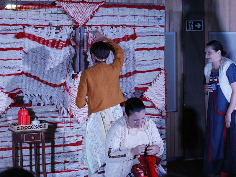 Apresentação da peça de teatro ponto segredo no centro de formação dos Bancários do ABC. Rua Cavier de Toledo, 268 - Centro de Santo André/SP. Brasil_24_03_2018. Fotos Dino Santos.