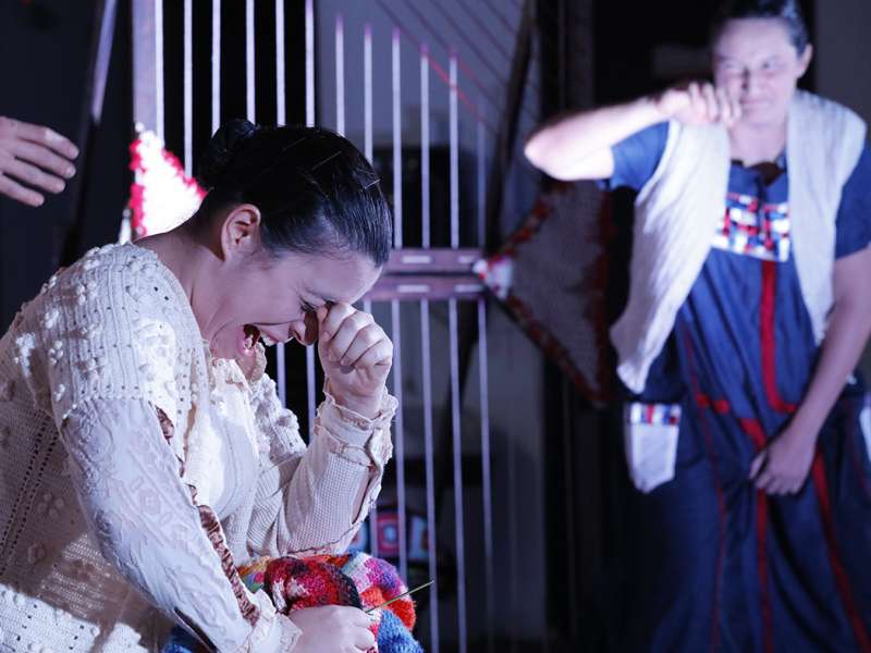 Apresentação da peça de teatro ponto segredo no centro de formação dos Bancários do ABC. Rua Cavier de Toledo, 268 - Centro de Santo André/SP. Brasil_24_03_2018. Fotos Dino Santos.
