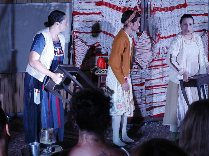 Apresentação da peça de teatro ponto segredo no centro de formação dos Bancários do ABC. Rua Cavier de Toledo, 268 - Centro de Santo André/SP. Brasil_24_03_2018. Fotos Dino Santos.