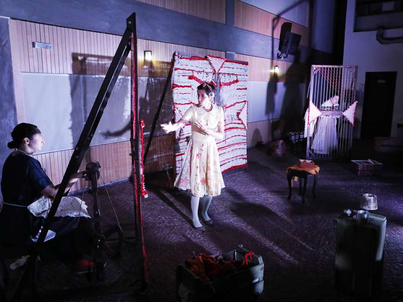 Apresentação da peça de teatro ponto segredo no centro de formação dos Bancários do ABC. Rua Cavier de Toledo, 268 - Centro de Santo André/SP. Brasil_24_03_2018. Fotos Dino Santos.