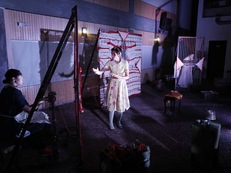 Apresentação da peça de teatro ponto segredo no centro de formação dos Bancários do ABC. Rua Cavier de Toledo, 268 - Centro de Santo André/SP. Brasil_24_03_2018. Fotos Dino Santos.