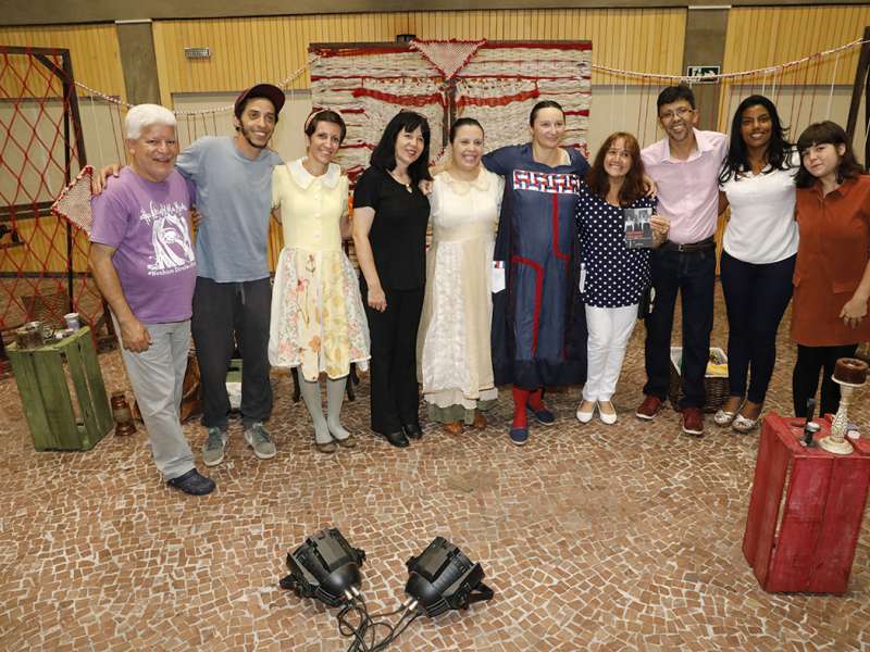 Apresentação da peça de teatro ponto segredo no centro de formação dos Bancários do ABC. Rua Cavier de Toledo, 268 - Centro de Santo André/SP. Brasil_24_03_2018. Fotos Dino Santos.