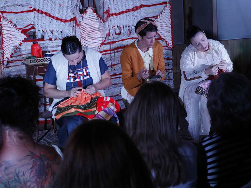 Apresentação da peça de teatro ponto segredo no centro de formação dos Bancários do ABC. Rua Cavier de Toledo, 268 - Centro de Santo André/SP. Brasil_24_03_2018. Fotos Dino Santos.