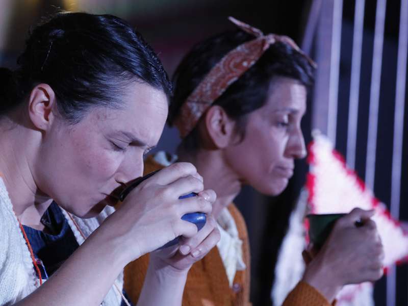 Apresentação da peça de teatro ponto segredo no centro de formação dos Bancários do ABC. Rua Cavier de Toledo, 268 - Centro de Santo André/SP. Brasil_24_03_2018. Fotos Dino Santos.