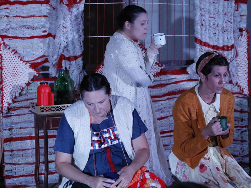 Apresentação da peça de teatro ponto segredo no centro de formação dos Bancários do ABC. Rua Cavier de Toledo, 268 - Centro de Santo André/SP. Brasil_24_03_2018. Fotos Dino Santos.