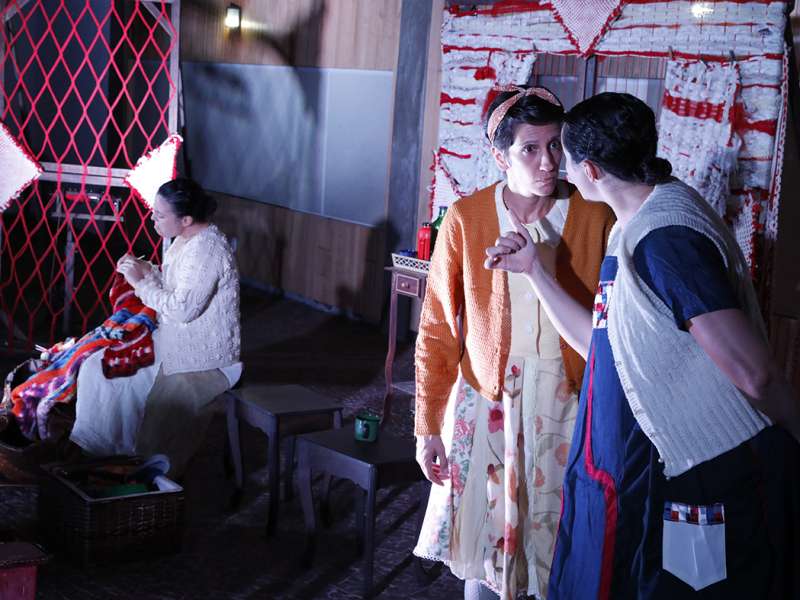 Apresentação da peça de teatro ponto segredo no centro de formação dos Bancários do ABC. Rua Cavier de Toledo, 268 - Centro de Santo André/SP. Brasil_24_03_2018. Fotos Dino Santos.