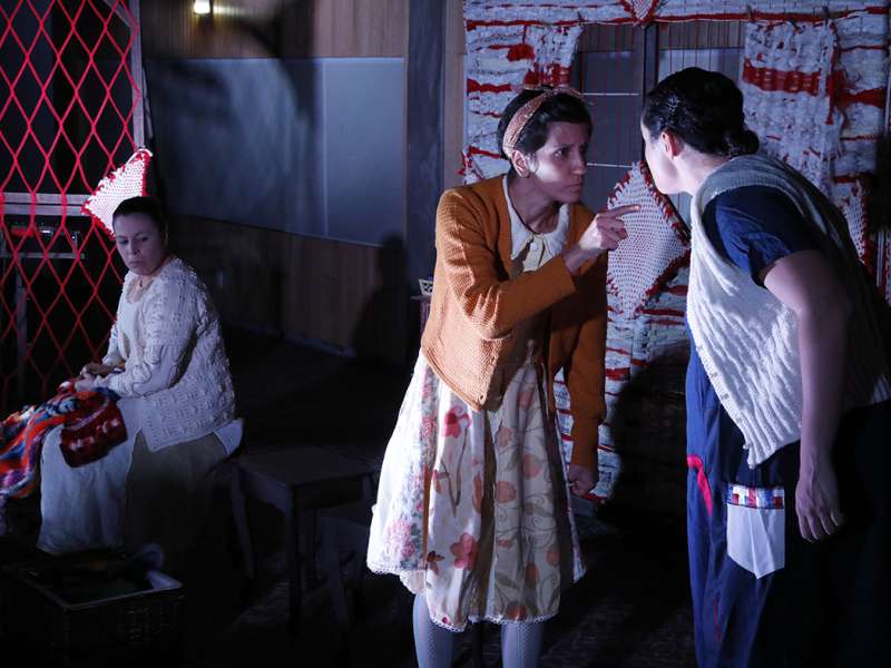 Apresentação da peça de teatro ponto segredo no centro de formação dos Bancários do ABC. Rua Cavier de Toledo, 268 - Centro de Santo André/SP. Brasil_24_03_2018. Fotos Dino Santos.