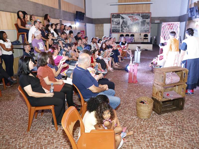Apresentação da peça de teatro ponto segredo no centro de formação dos Bancários do ABC. Rua Cavier de Toledo, 268 - Centro de Santo André/SP. Brasil_24_03_2018. Fotos Dino Santos.