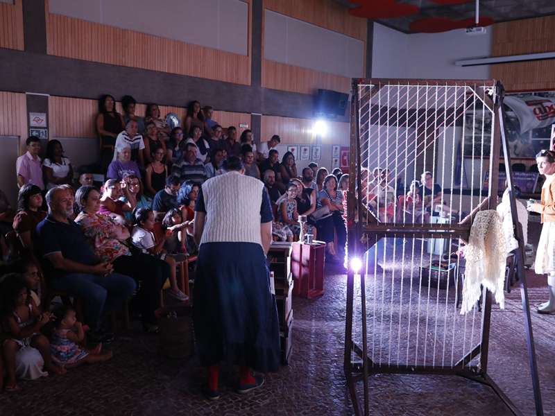 Apresentação da peça de teatro ponto segredo no centro de formação dos Bancários do ABC. Rua Cavier de Toledo, 268 - Centro de Santo André/SP. Brasil_24_03_2018. Fotos Dino Santos.