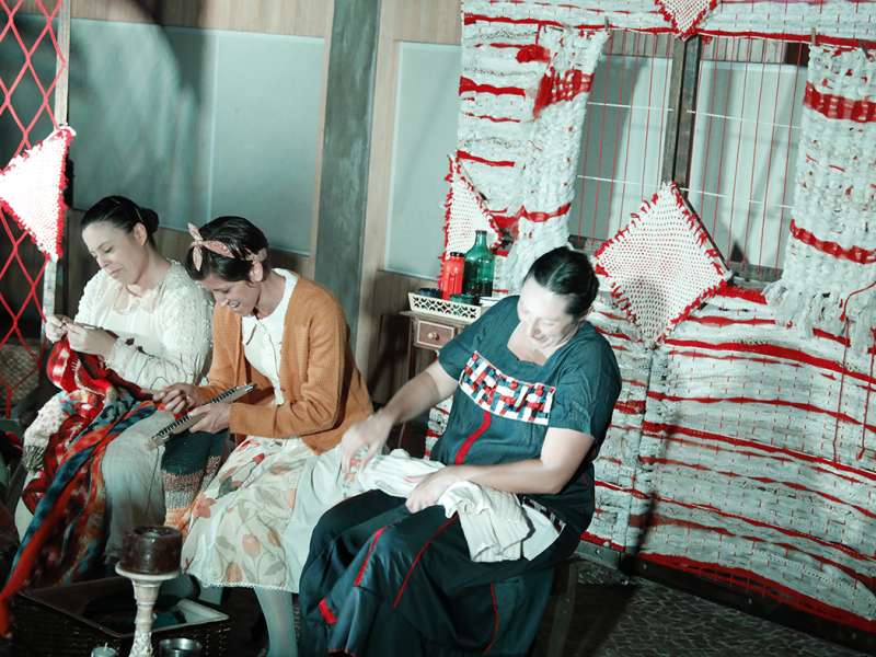 Apresentação da peça de teatro ponto segredo no centro de formação dos Bancários do ABC. Rua Cavier de Toledo, 268 - Centro de Santo André/SP. Brasil_24_03_2018. Fotos Dino Santos.