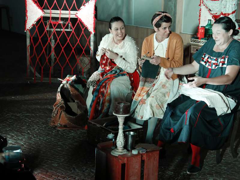 Apresentação da peça de teatro ponto segredo no centro de formação dos Bancários do ABC. Rua Cavier de Toledo, 268 - Centro de Santo André/SP. Brasil_24_03_2018. Fotos Dino Santos.