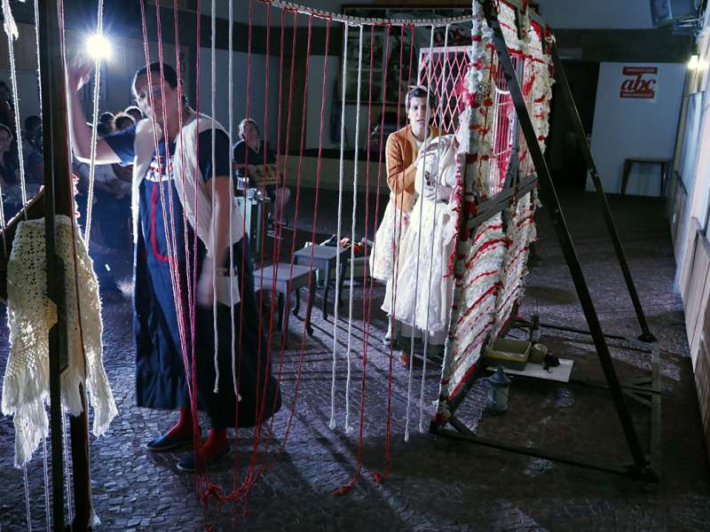 Apresentação da peça de teatro ponto segredo no centro de formação dos Bancários do ABC. Rua Cavier de Toledo, 268 - Centro de Santo André/SP. Brasil_24_03_2018. Fotos Dino Santos.