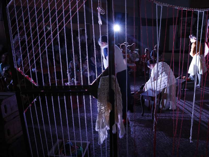 Apresentação da peça de teatro ponto segredo no centro de formação dos Bancários do ABC. Rua Cavier de Toledo, 268 - Centro de Santo André/SP. Brasil_24_03_2018. Fotos Dino Santos.