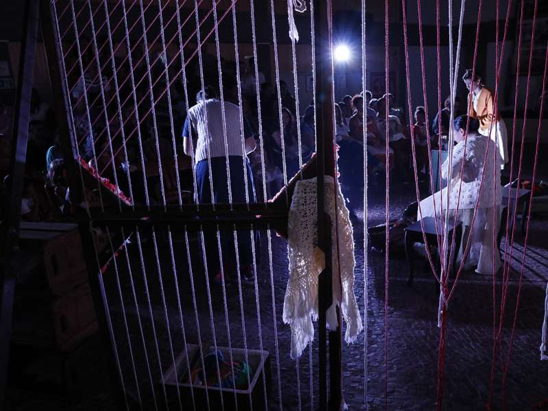 Apresentação da peça de teatro ponto segredo no centro de formação dos Bancários do ABC. Rua Cavier de Toledo, 268 - Centro de Santo André/SP. Brasil_24_03_2018. Fotos Dino Santos.