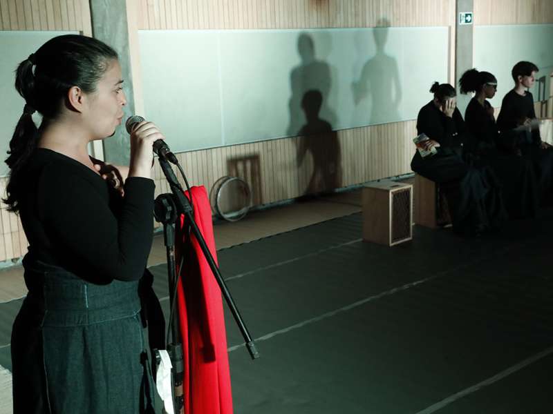 Apresentação da peça de teatro ponto corrente no centro de formação dos Bancários do ABC. Rua Cavier de Toledo, 268 - Centro de Santo André/SP. Brasil_25_03_2018. Fotos Dino Santos.