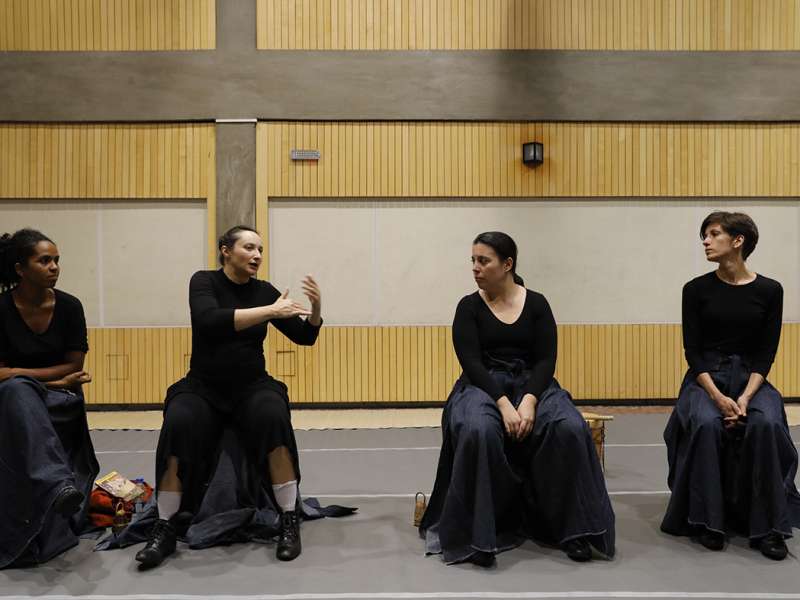Apresentação da peça de teatro ponto corrente no centro de formação dos Bancários do ABC. Rua Cavier de Toledo, 268 - Centro de Santo André/SP. Brasil_25_03_2018. Fotos Dino Santos.