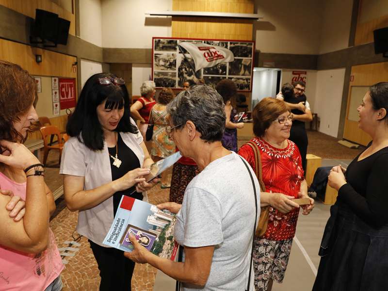 Apresentação da peça de teatro ponto corrente no centro de formação dos Bancários do ABC. Rua Cavier de Toledo, 268 - Centro de Santo André/SP. Brasil_25_03_2018. Fotos Dino Santos.