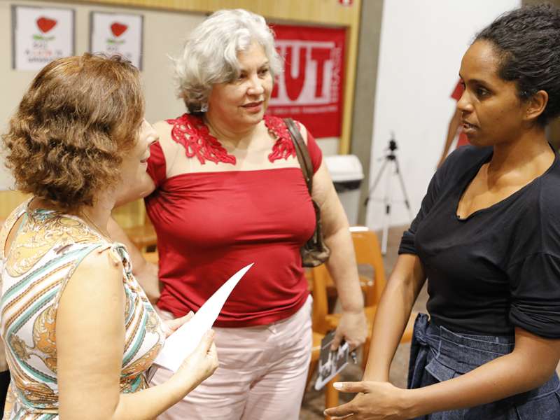 Apresentação da peça de teatro ponto corrente no centro de formação dos Bancários do ABC. Rua Cavier de Toledo, 268 - Centro de Santo André/SP. Brasil_25_03_2018. Fotos Dino Santos.