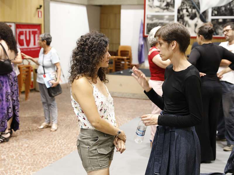 Apresentação da peça de teatro ponto corrente no centro de formação dos Bancários do ABC. Rua Cavier de Toledo, 268 - Centro de Santo André/SP. Brasil_25_03_2018. Fotos Dino Santos.