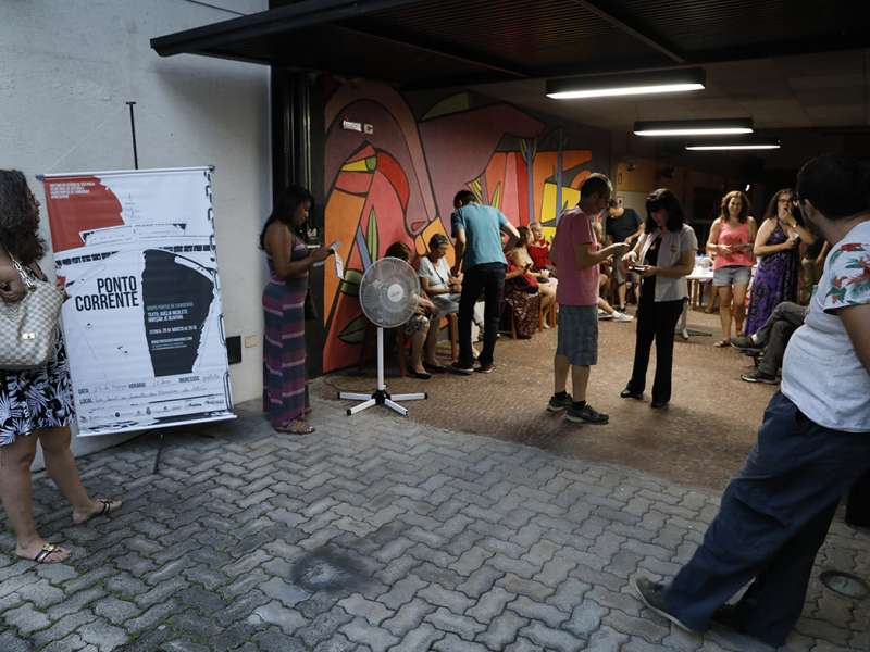 Apresentação da peça de teatro ponto corrente no centro de formação dos Bancários do ABC. Rua Cavier de Toledo, 268 - Centro de Santo André/SP. Brasil_25_03_2018. Fotos Dino Santos.