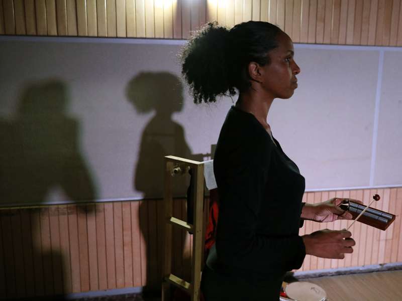 Apresentação da peça de teatro ponto corrente no centro de formação dos Bancários do ABC. Rua Cavier de Toledo, 268 - Centro de Santo André/SP. Brasil_25_03_2018. Fotos Dino Santos.