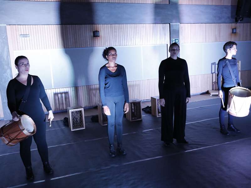 Apresentação da peça de teatro ponto corrente no centro de formação dos Bancários do ABC. Rua Cavier de Toledo, 268 - Centro de Santo André/SP. Brasil_25_03_2018. Fotos Dino Santos.