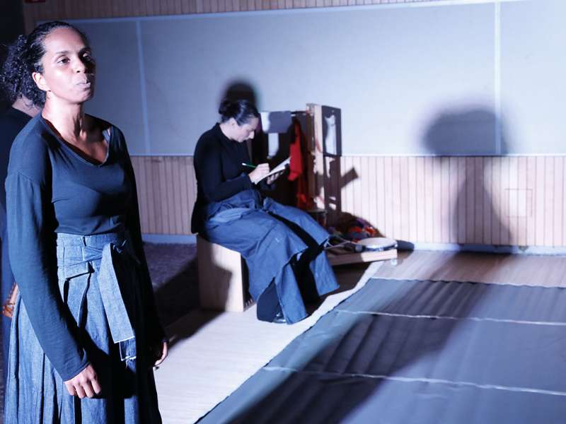 Apresentação da peça de teatro ponto corrente no centro de formação dos Bancários do ABC. Rua Cavier de Toledo, 268 - Centro de Santo André/SP. Brasil_25_03_2018. Fotos Dino Santos.