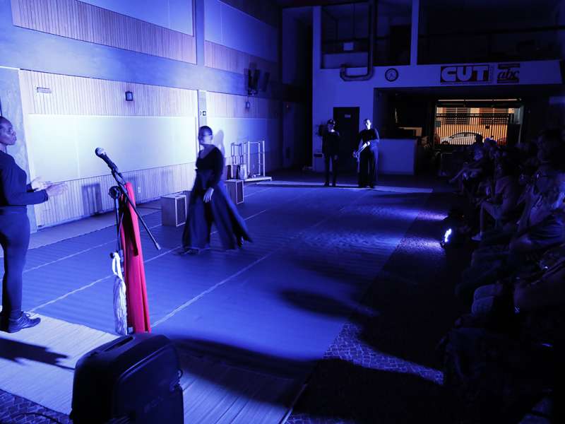 Apresentação da peça de teatro ponto corrente no centro de formação dos Bancários do ABC. Rua Cavier de Toledo, 268 - Centro de Santo André/SP. Brasil_25_03_2018. Fotos Dino Santos.