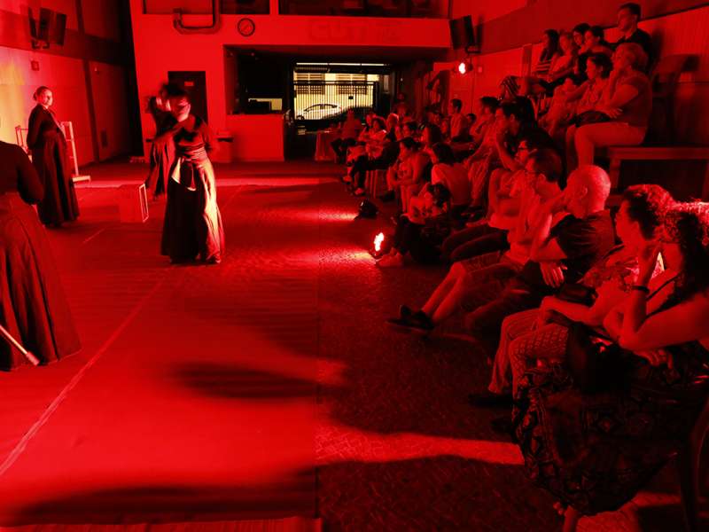 Apresentação da peça de teatro ponto corrente no centro de formação dos Bancários do ABC. Rua Cavier de Toledo, 268 - Centro de Santo André/SP. Brasil_25_03_2018. Fotos Dino Santos.