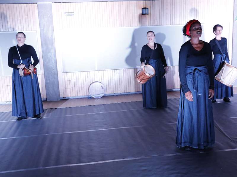 Apresentação da peça de teatro ponto corrente no centro de formação dos Bancários do ABC. Rua Cavier de Toledo, 268 - Centro de Santo André/SP. Brasil_25_03_2018. Fotos Dino Santos.