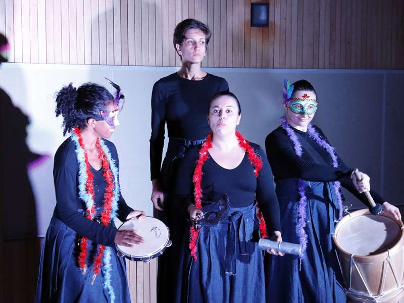 Apresentação da peça de teatro ponto corrente no centro de formação dos Bancários do ABC. Rua Cavier de Toledo, 268 - Centro de Santo André/SP. Brasil_25_03_2018. Fotos Dino Santos.