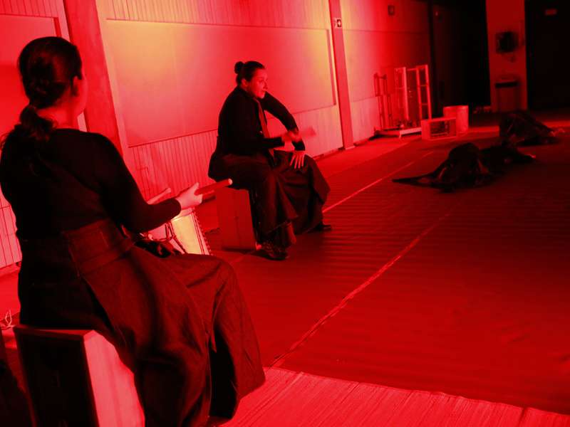 Apresentação da peça de teatro ponto corrente no centro de formação dos Bancários do ABC. Rua Cavier de Toledo, 268 - Centro de Santo André/SP. Brasil_25_03_2018. Fotos Dino Santos.