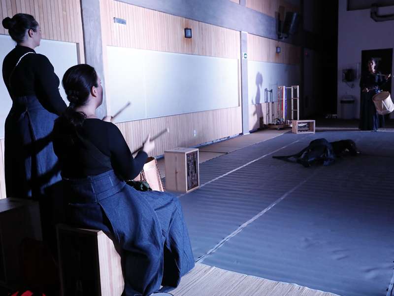 Apresentação da peça de teatro ponto corrente no centro de formação dos Bancários do ABC. Rua Cavier de Toledo, 268 - Centro de Santo André/SP. Brasil_25_03_2018. Fotos Dino Santos.