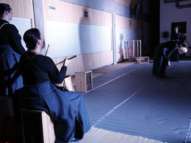 Apresentação da peça de teatro ponto corrente no centro de formação dos Bancários do ABC. Rua Cavier de Toledo, 268 - Centro de Santo André/SP. Brasil_25_03_2018. Fotos Dino Santos.