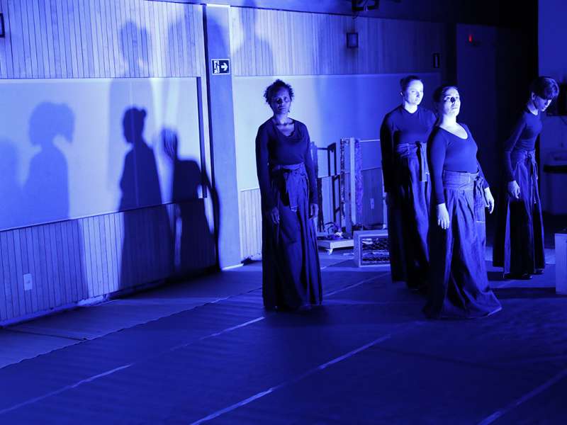 Apresentação da peça de teatro ponto corrente no centro de formação dos Bancários do ABC. Rua Cavier de Toledo, 268 - Centro de Santo André/SP. Brasil_25_03_2018. Fotos Dino Santos.