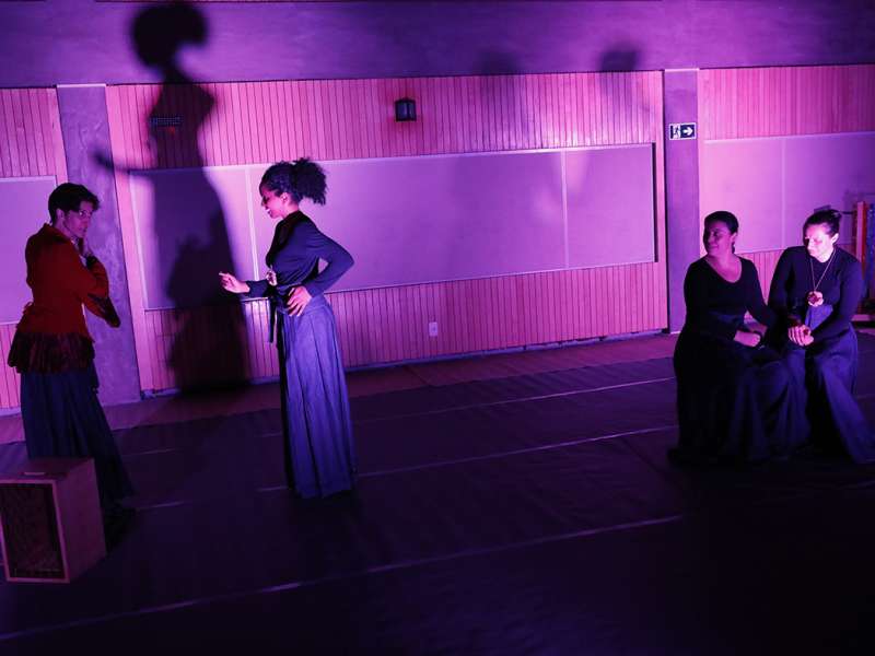 Apresentação da peça de teatro ponto corrente no centro de formação dos Bancários do ABC. Rua Cavier de Toledo, 268 - Centro de Santo André/SP. Brasil_25_03_2018. Fotos Dino Santos.